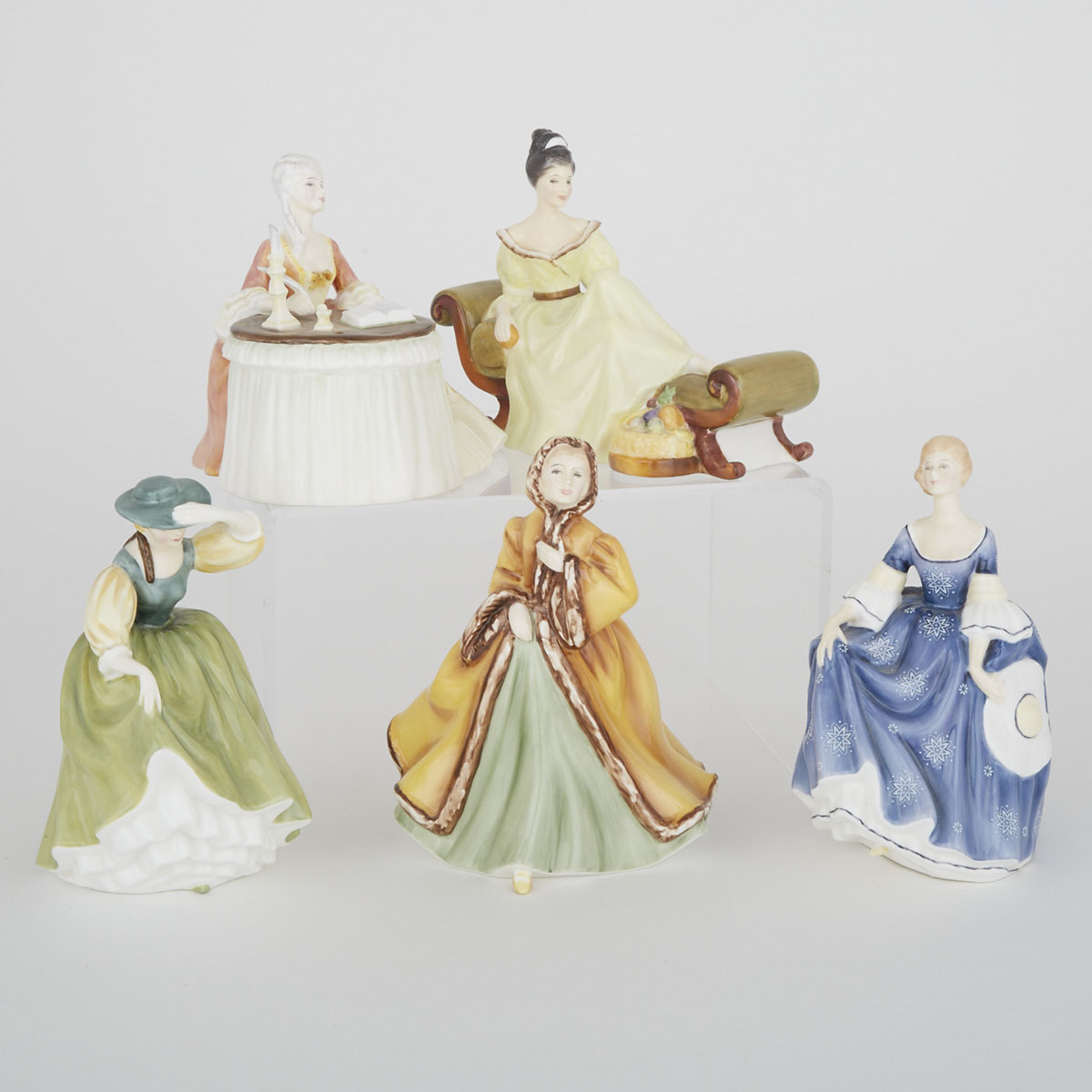 Five Royal Doulton Figures, 20th century