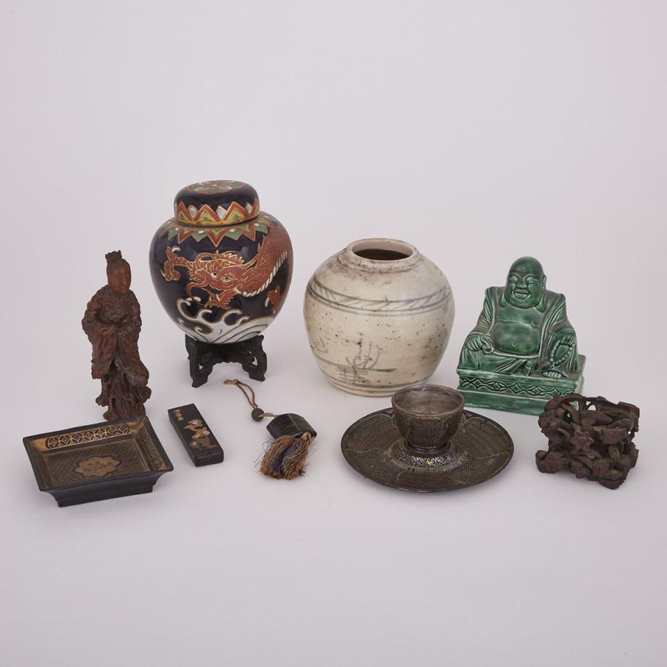 A Group of Nine Asian Items