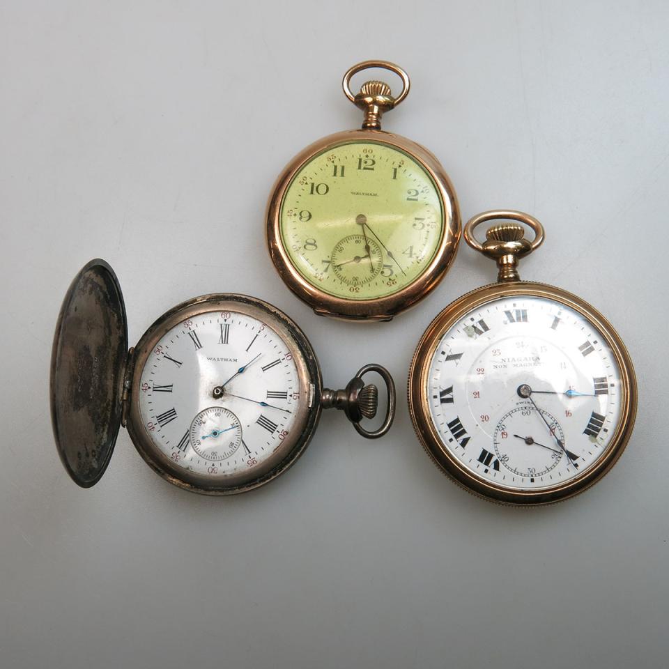 Three Various Pocket Watches