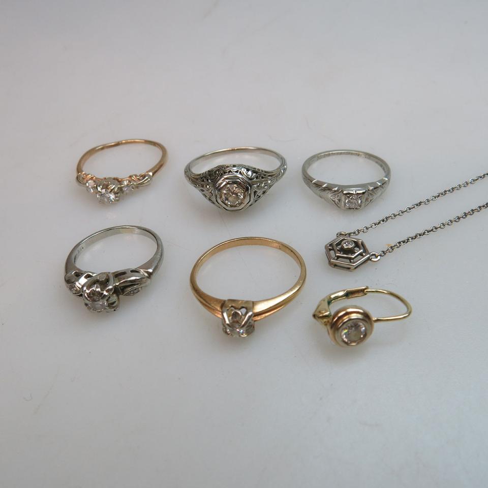 5 Various Gold Rings