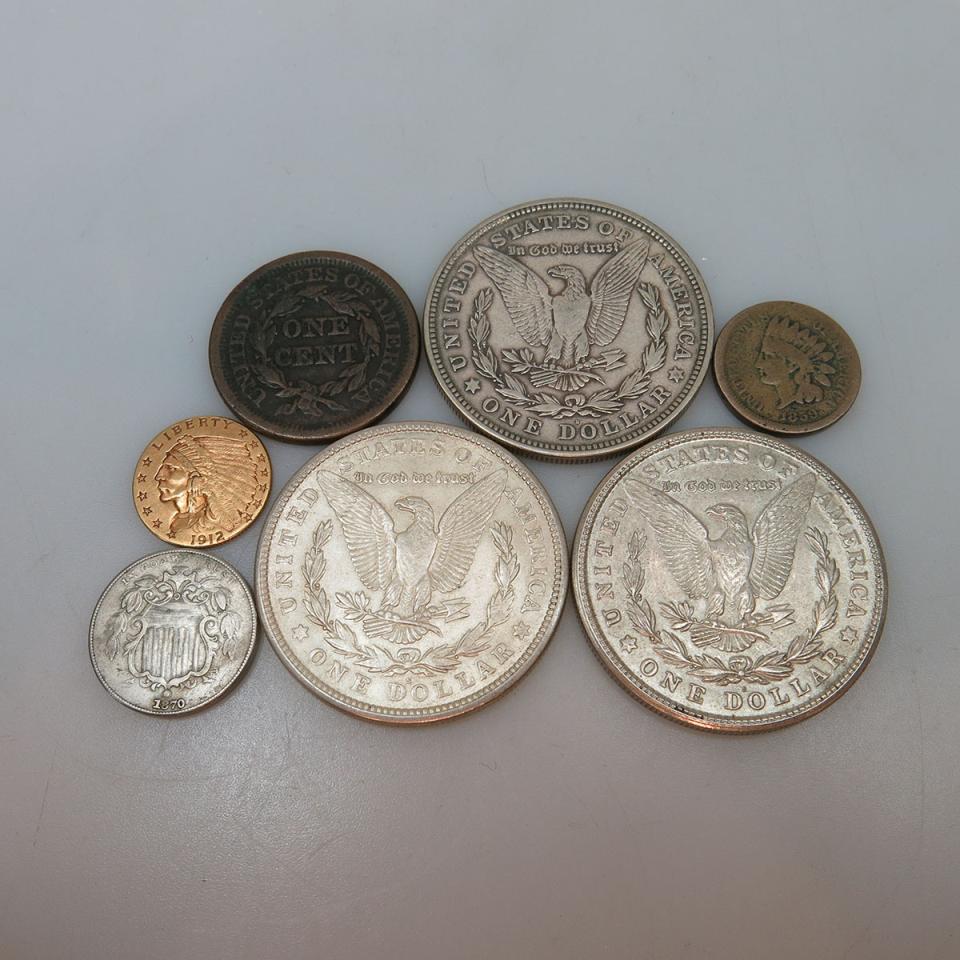 Small Group Of American Coins