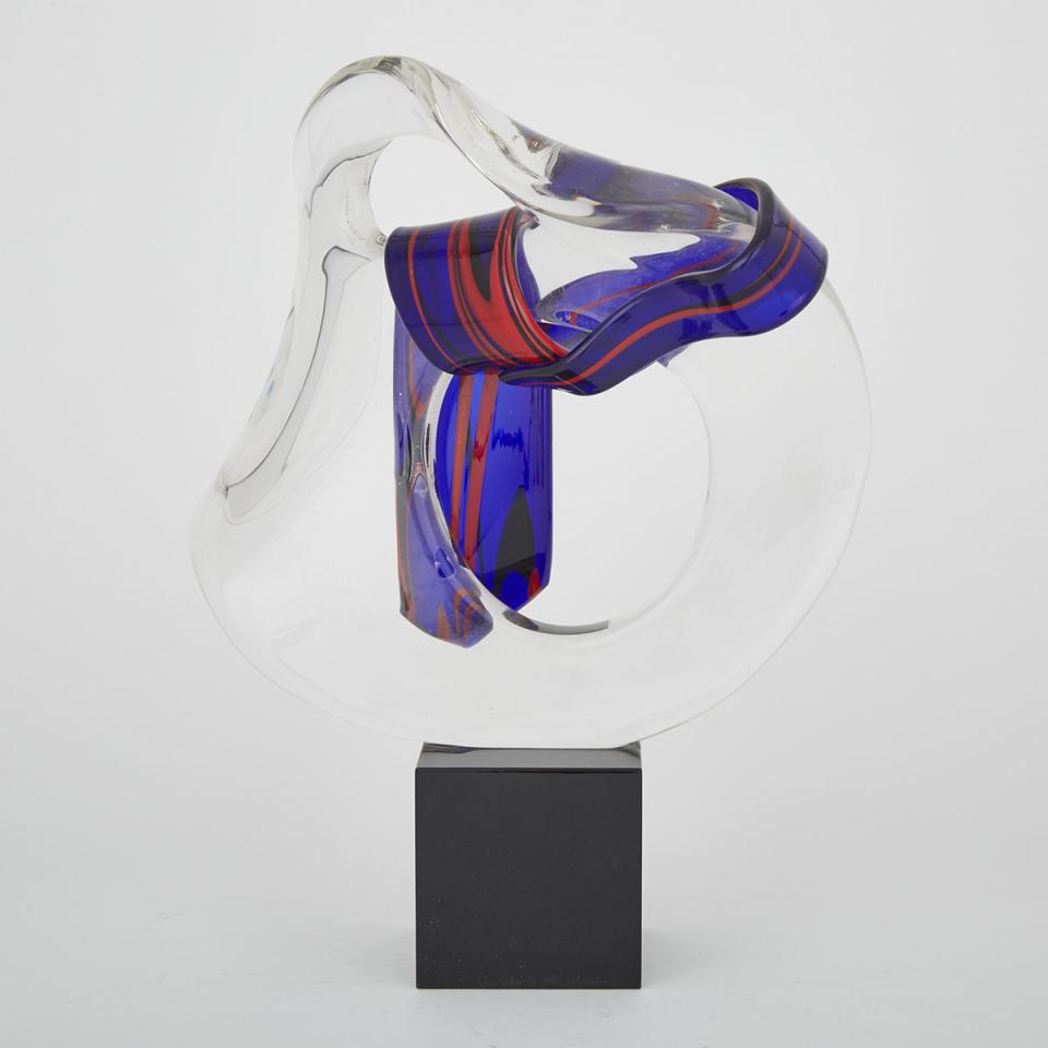 Murano Glass Sculpture, 6/9, Pierpaolo Seguso, 1993