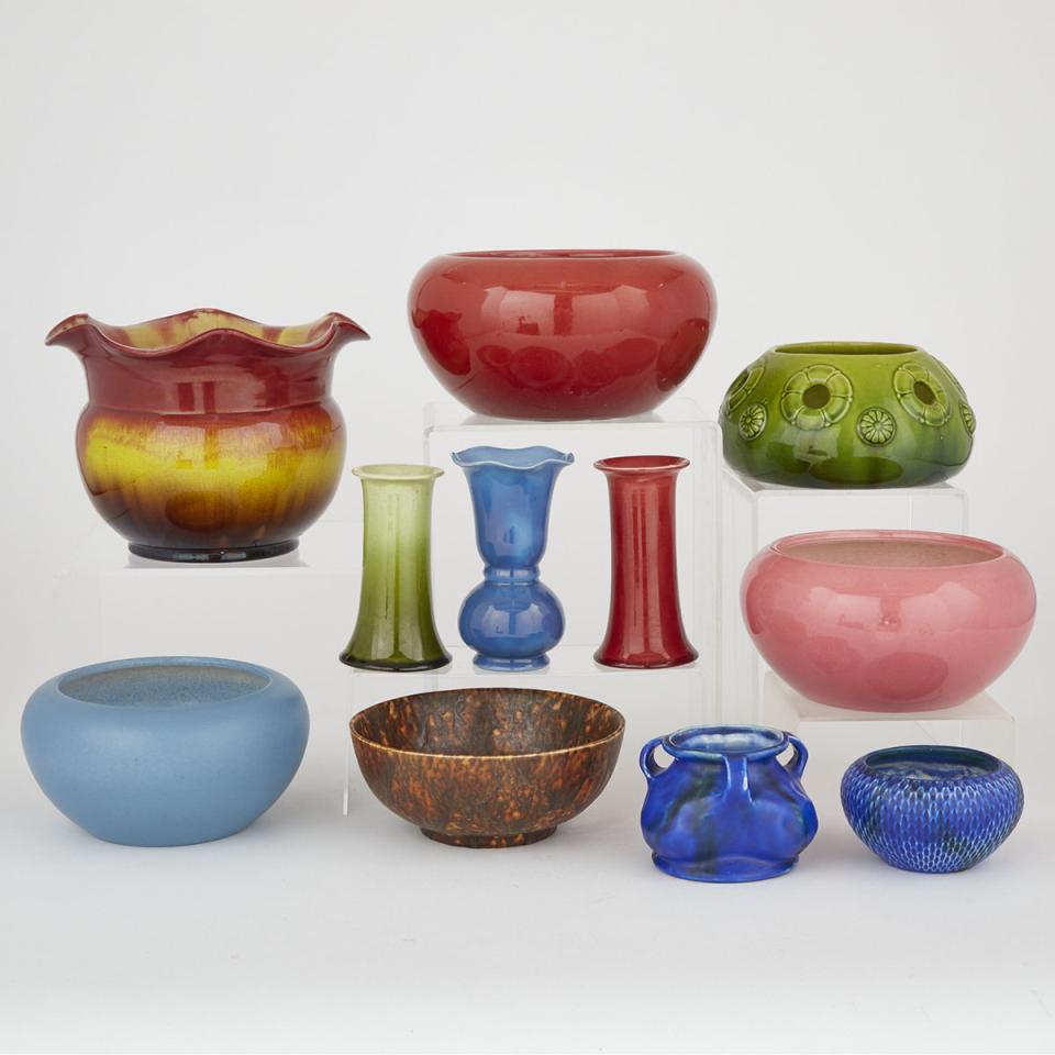 Group of Bretby Pottery, late 19th/early 20th century