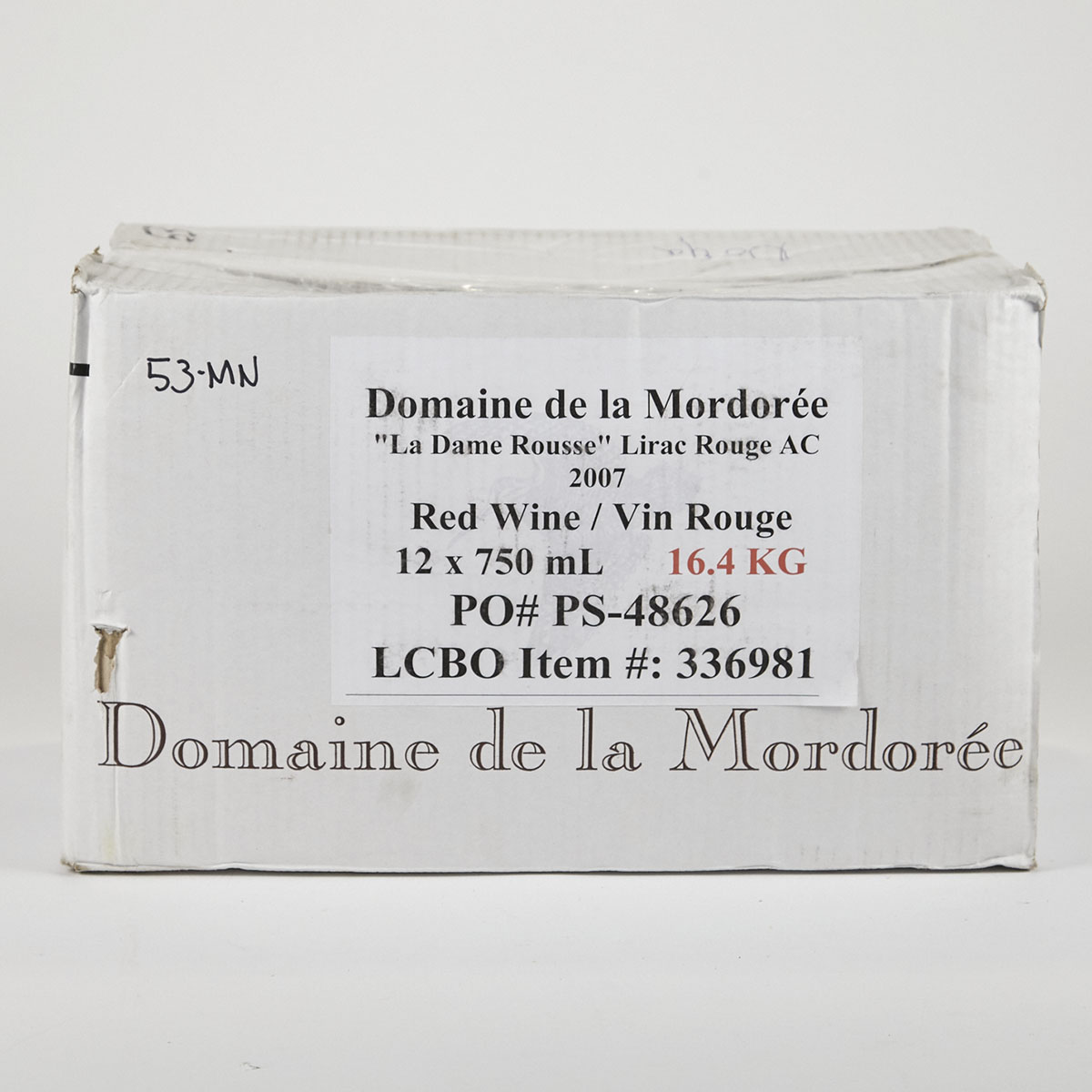 DOMAINE DE LA MORDORÉE DAME ROUSSE LIRAC 2007 (12)