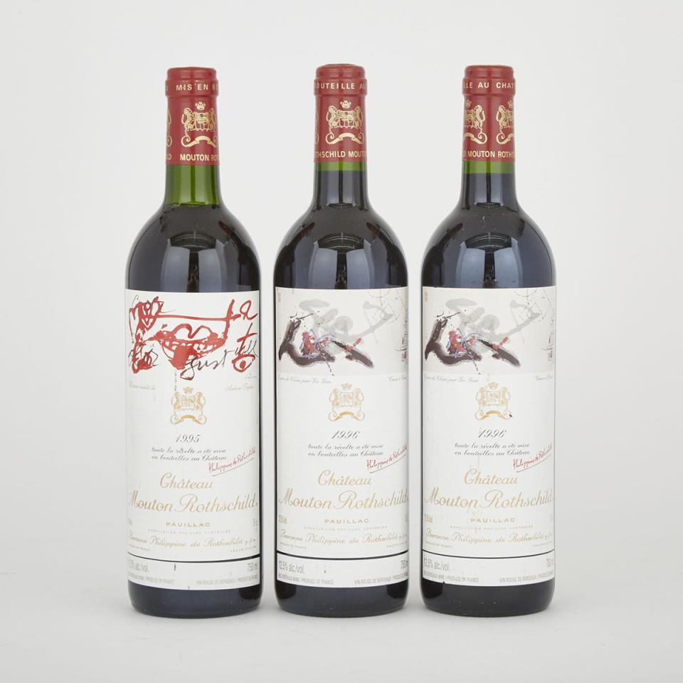 CHÂTEAU MOUTON ROTHSCHILD 1995 (1) 95 WA
CHÂTEAU MOUTON ROTHSCHILD 1996 (2) 94 WA