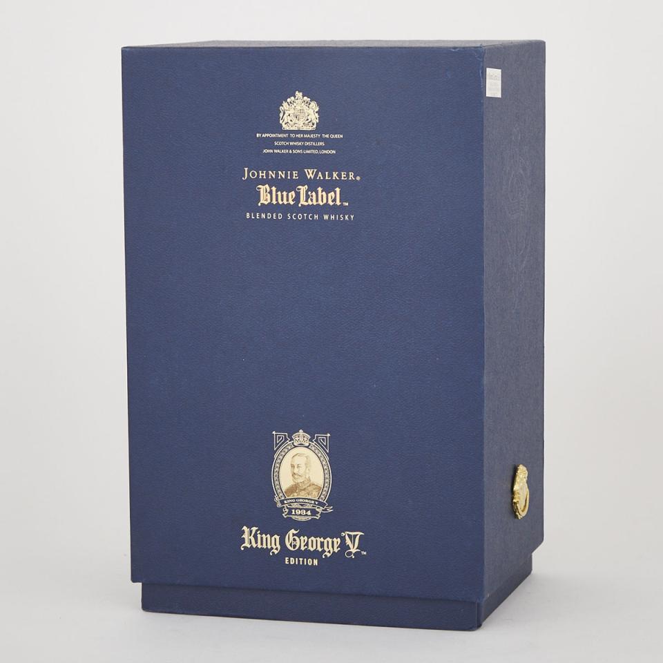 JOHNNIE WALKER BLUE LABEL KING GEORGE THE V EDITION BLENDED SCOTCH WHISKY  (1)