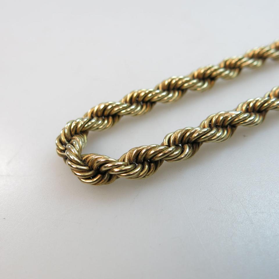 Austrian 14k Yellow Gold Rope Chain