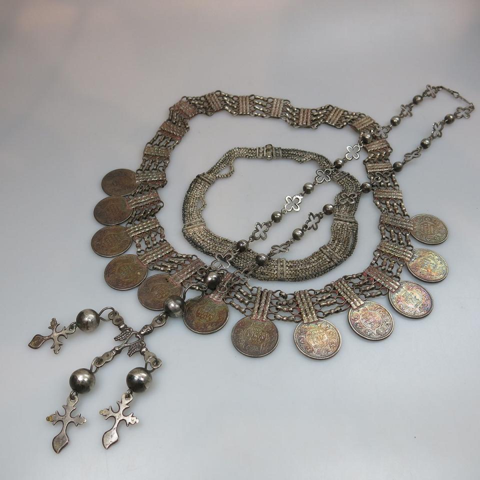 Three Silver Necklaces