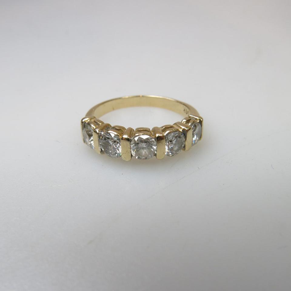 14k Yellow Gold Band Ring