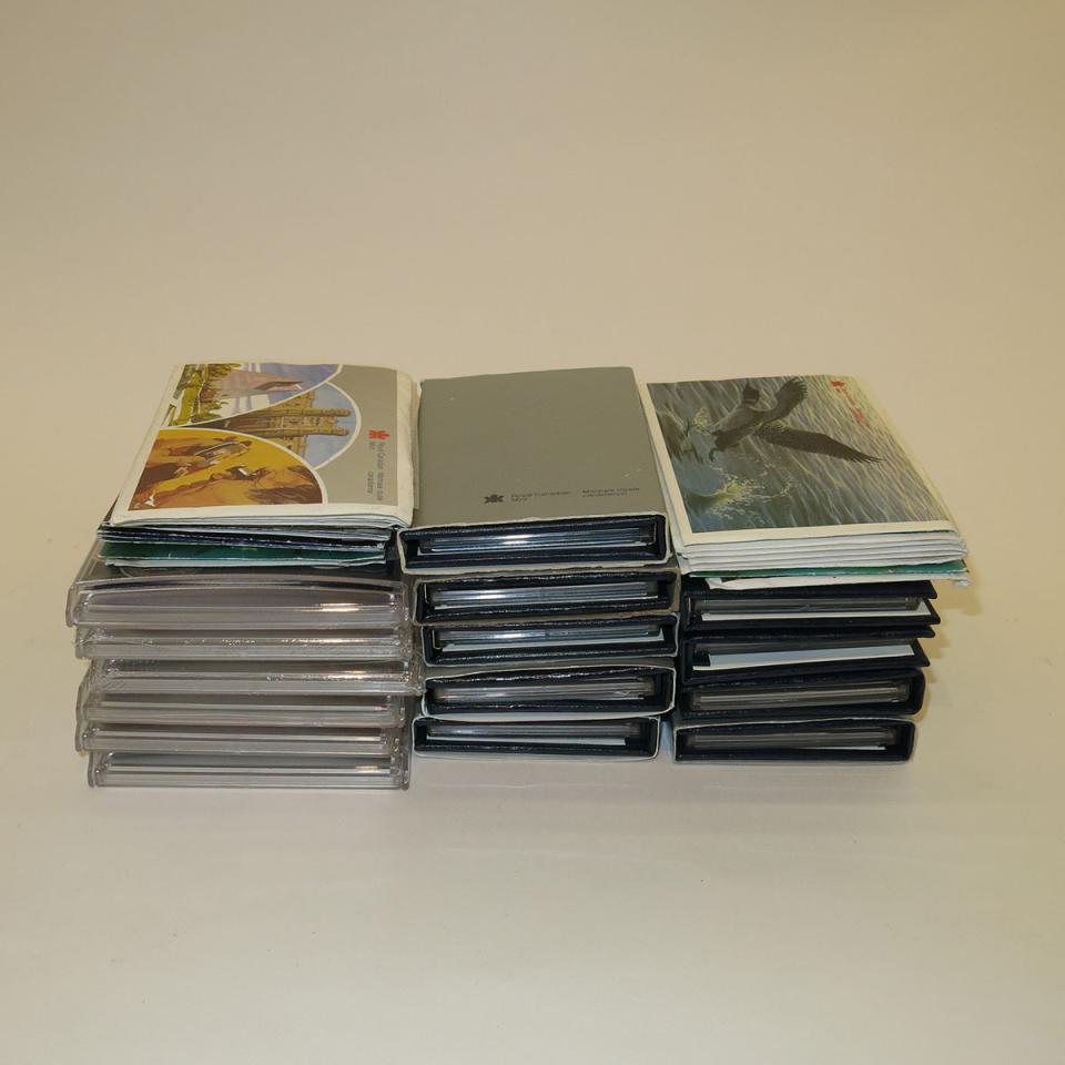 36 Various Canadian Uncirculated Coin Sets