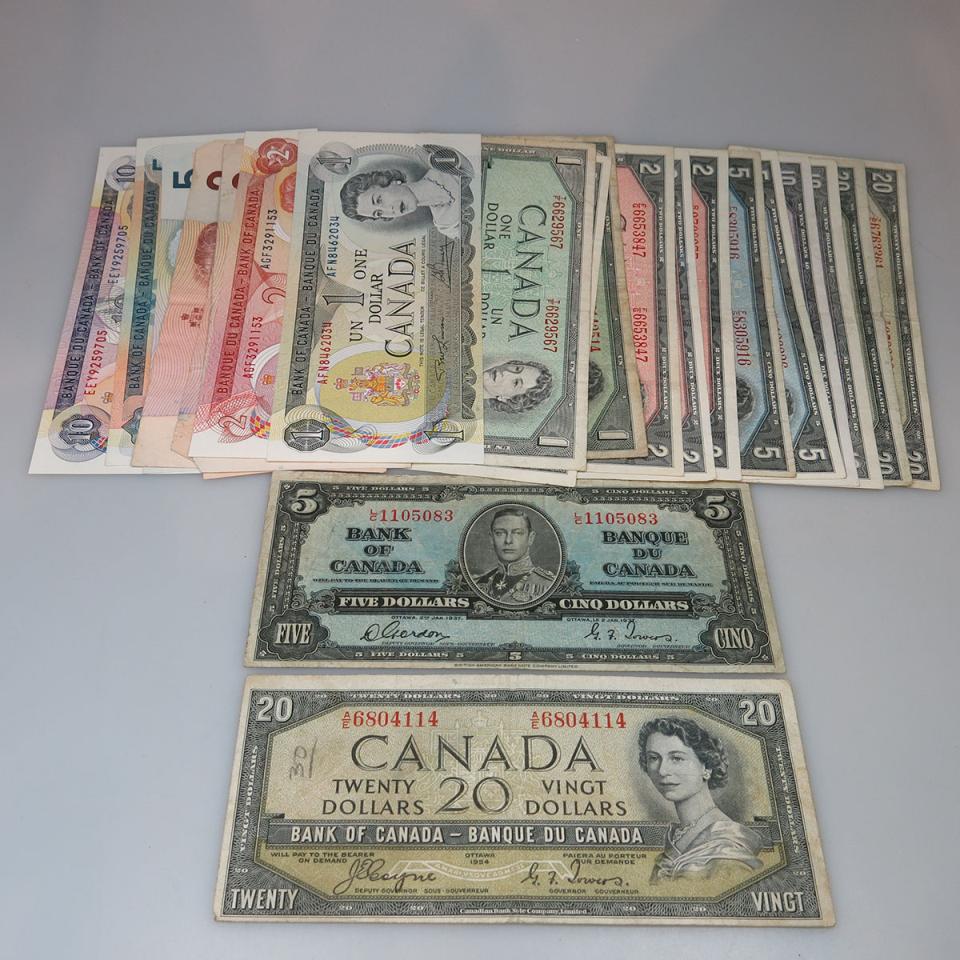Quantity Of Canadian Bank Notes 