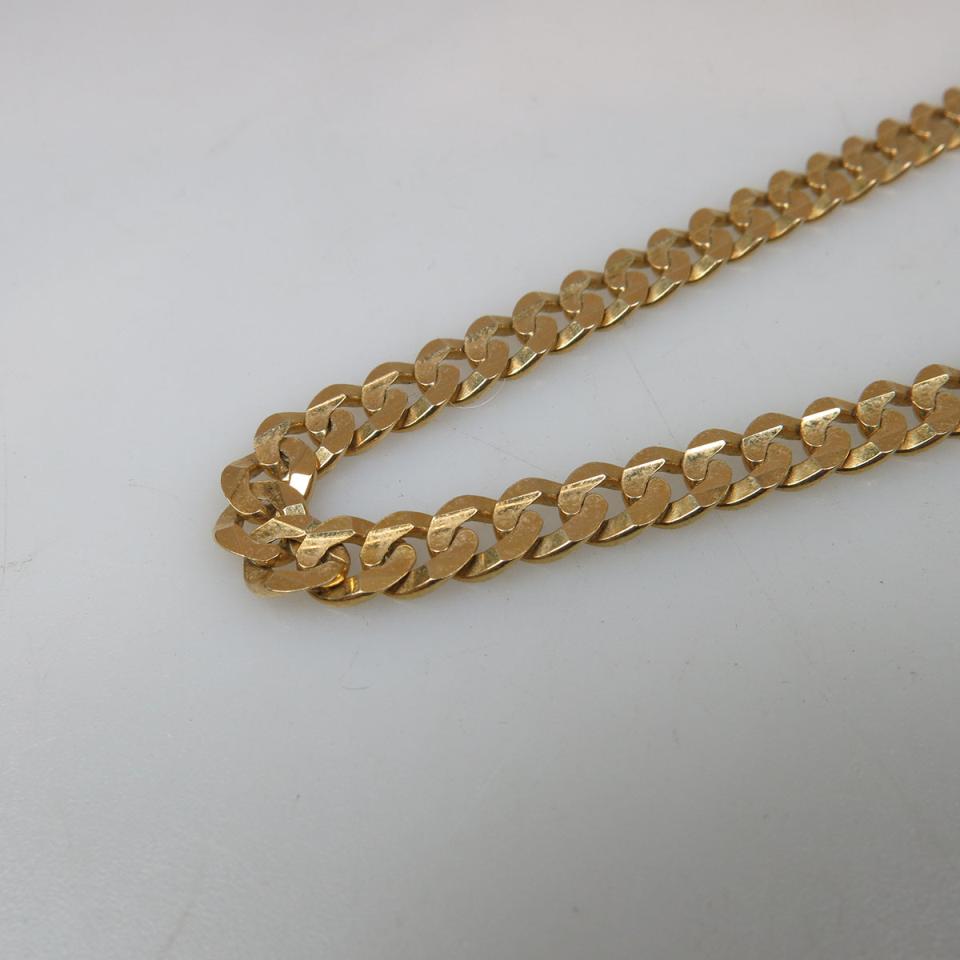 14k Yellow Gold Curb Link Chain