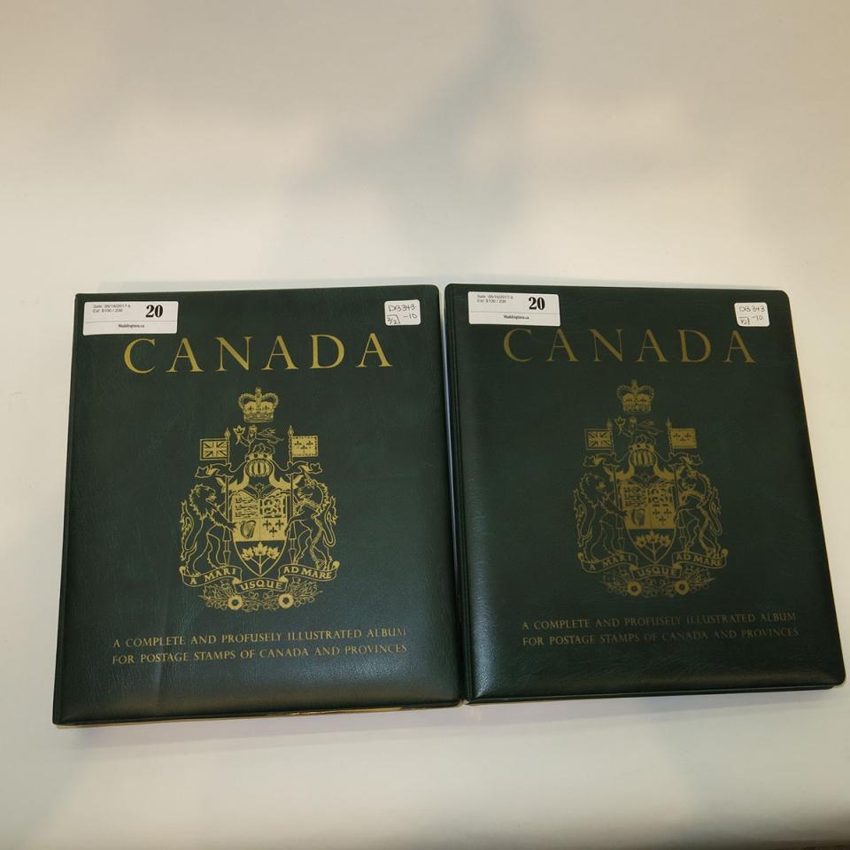 2 Albums of Canadian Stamps 
