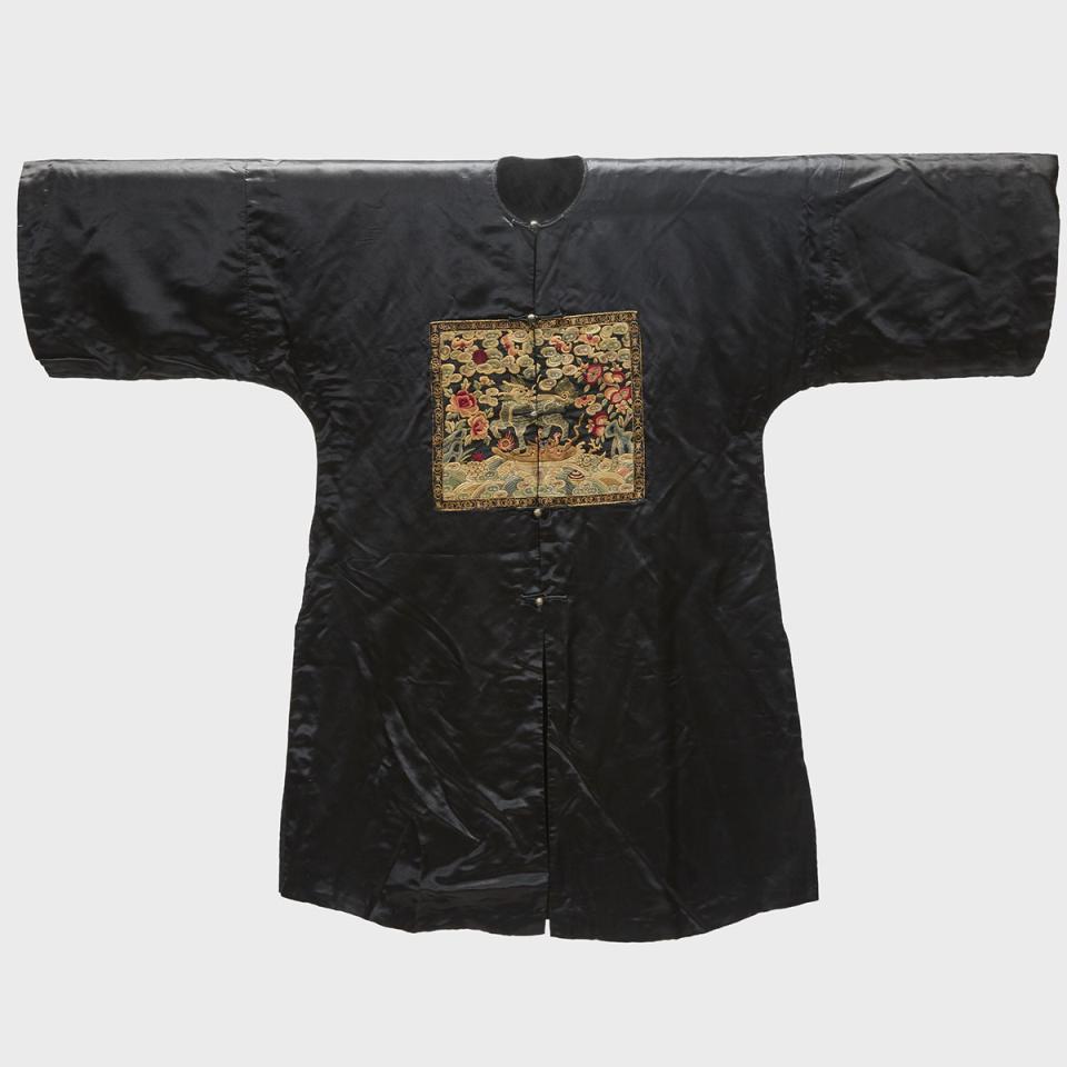 A Silk Surcoat (Pufu) of the First Military Rank, 19th Century