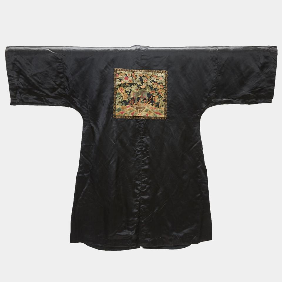 A Silk Surcoat (Pufu) of the First Military Rank, 19th Century