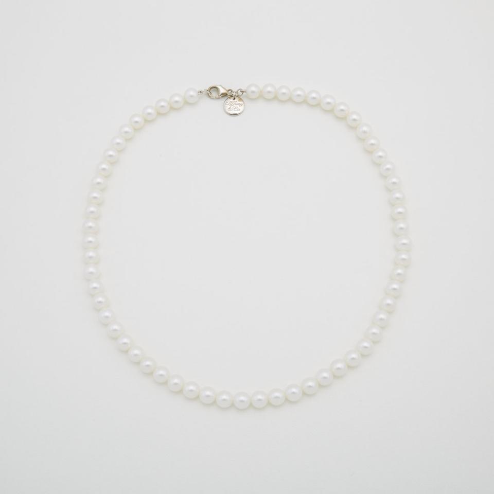 Tiffany & Co. Single Strand Cultured Pearl Necklace