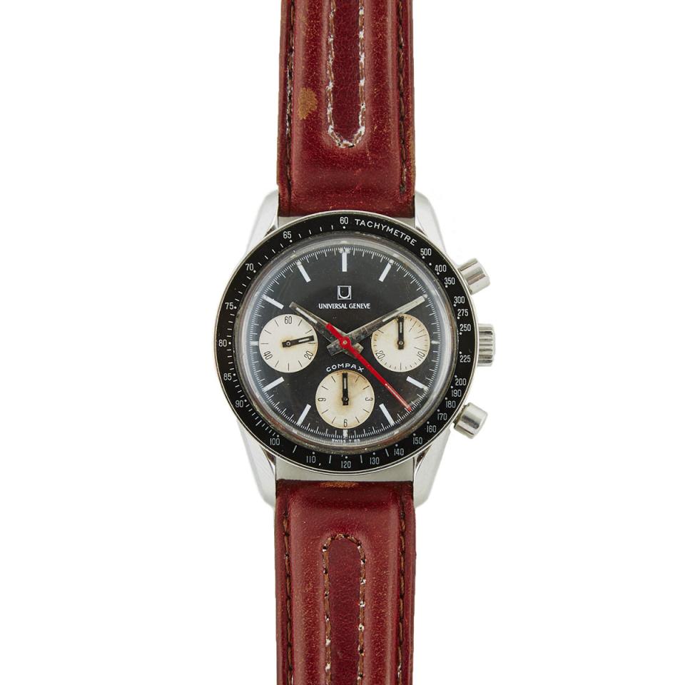 Universal Geneve Compax “Evil Nina” Wristwatch With Chronograph