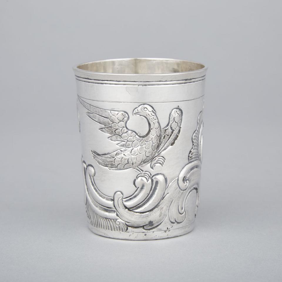 Russian Silver Beaker, Fyedor Petrov, Moscow, 1781