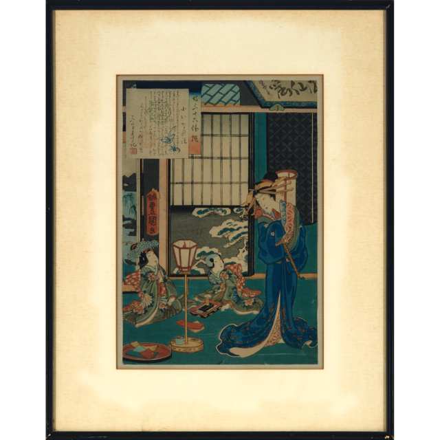 Utagawa Kunisada (Toyokuni III, 1786-1865), Koina