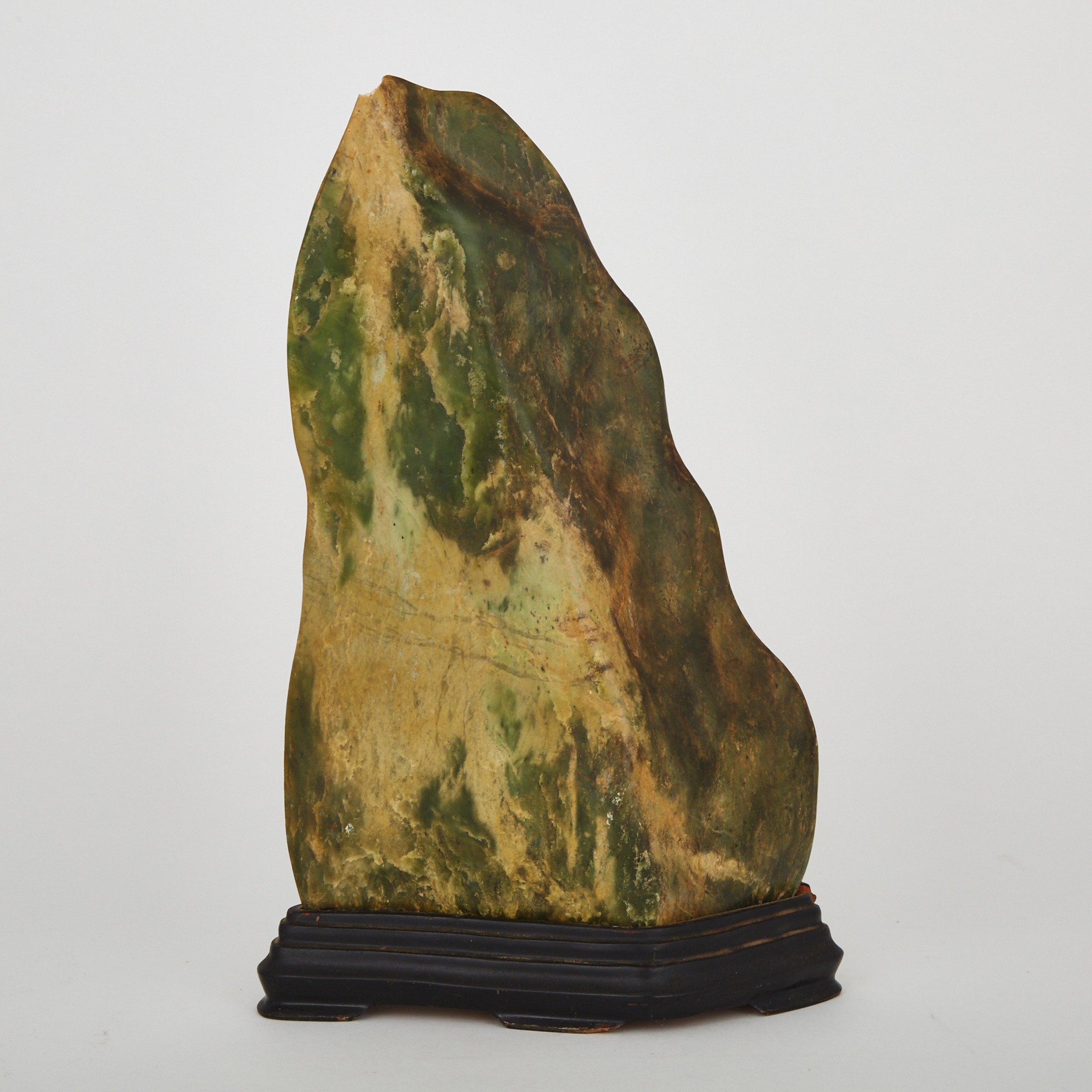 A Large Green and Yellow Hardstone