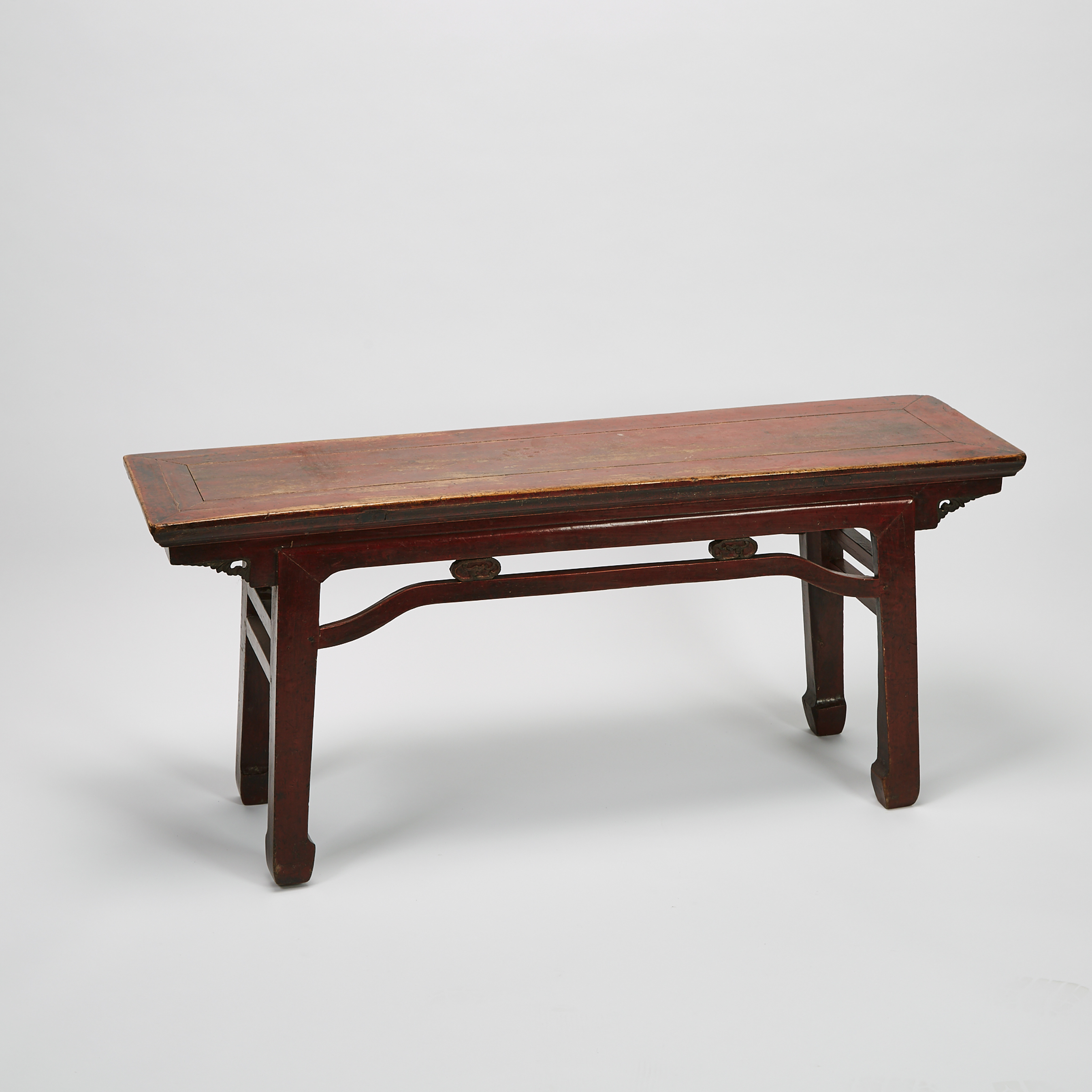 A Red Lacquer Low Table, 19th Century