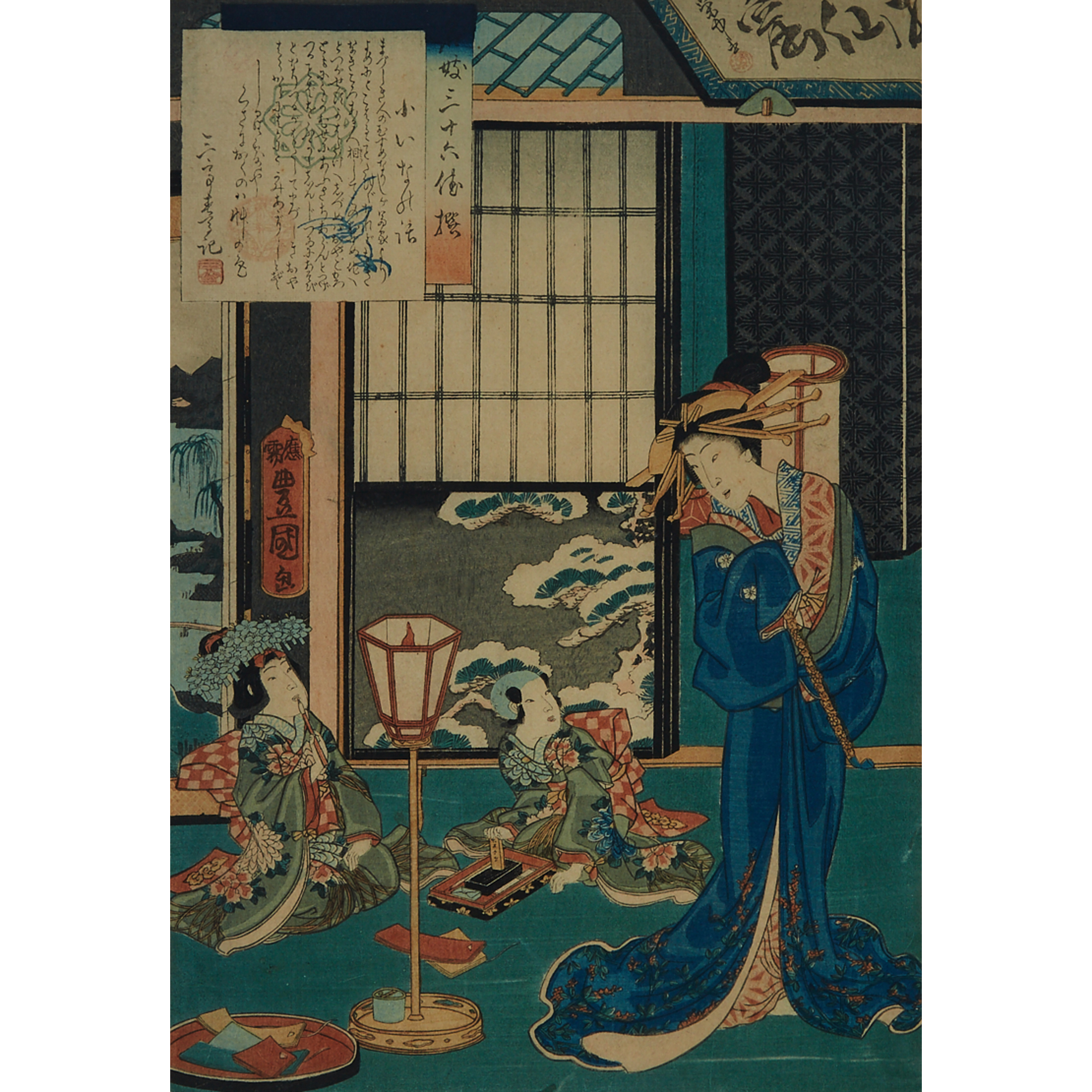 Utagawa Kunisada (Toyokuni III, 1786-1865), Koina