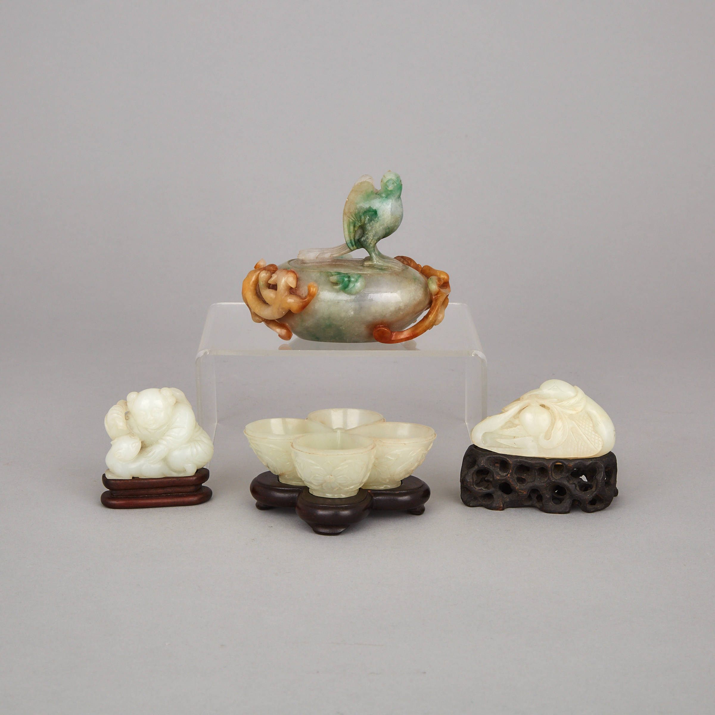 A Group of Four Jade Carvings