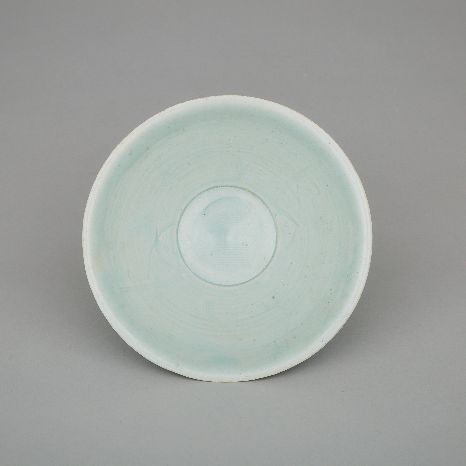 A Light Blue Glazed Yingqing Bowl, Yuan Dynasty