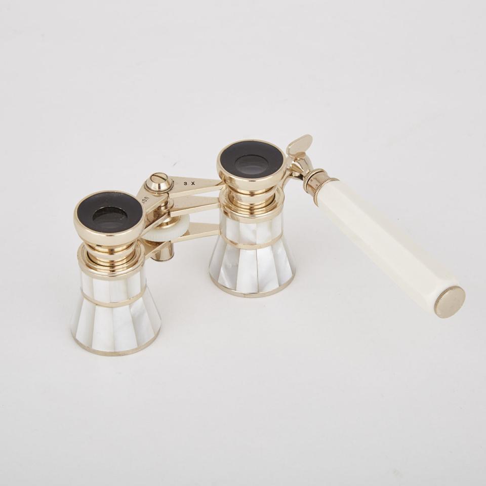 Pair of ‘Mignon’ Silver Plated Opera Glasses