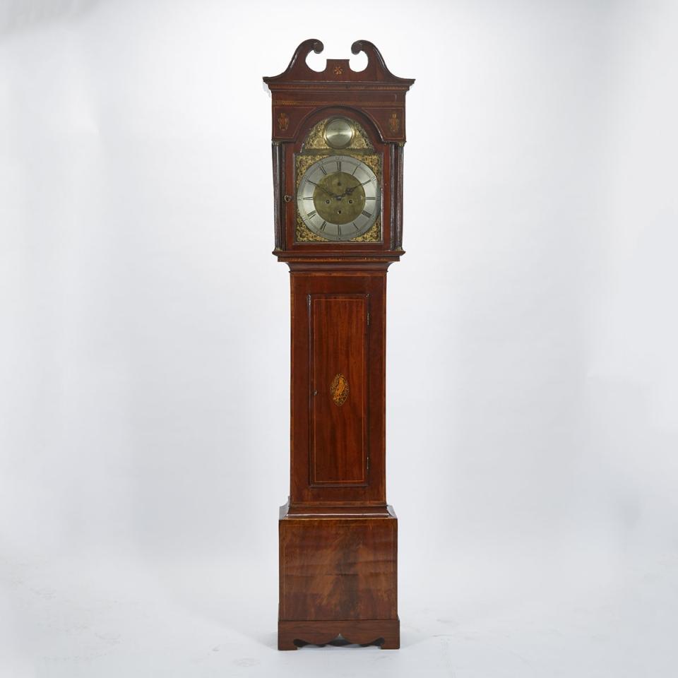 Scottish George III Mahogany Tall Case Clock, late 18th century