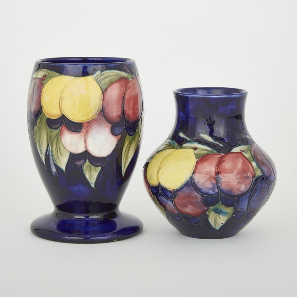 Two Moorcroft Wisteria Vases, c.1925-35