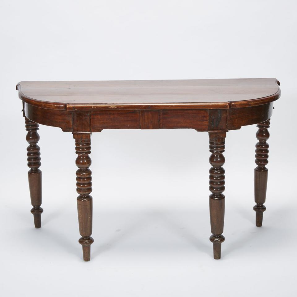 Early Victorian Mahogany Console Table, mid 19th century