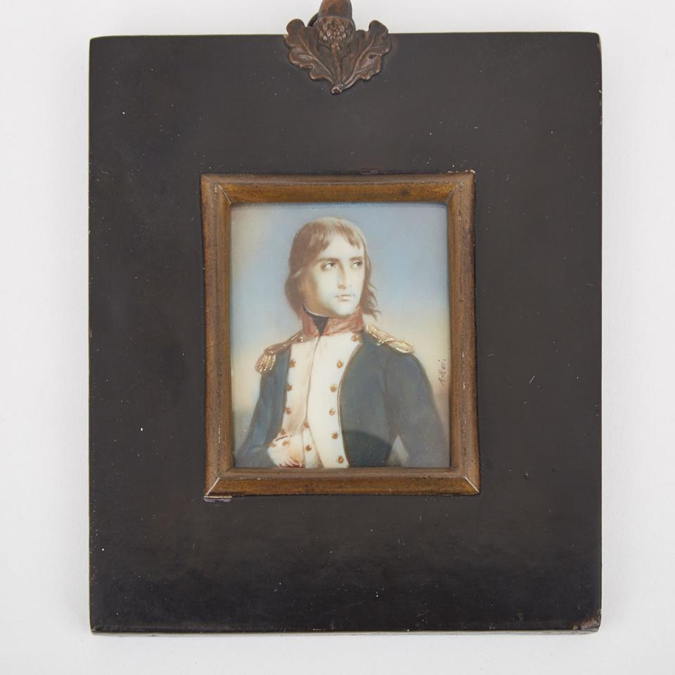 Portrait Miniature of Napoleon I, First Consul, 19th century