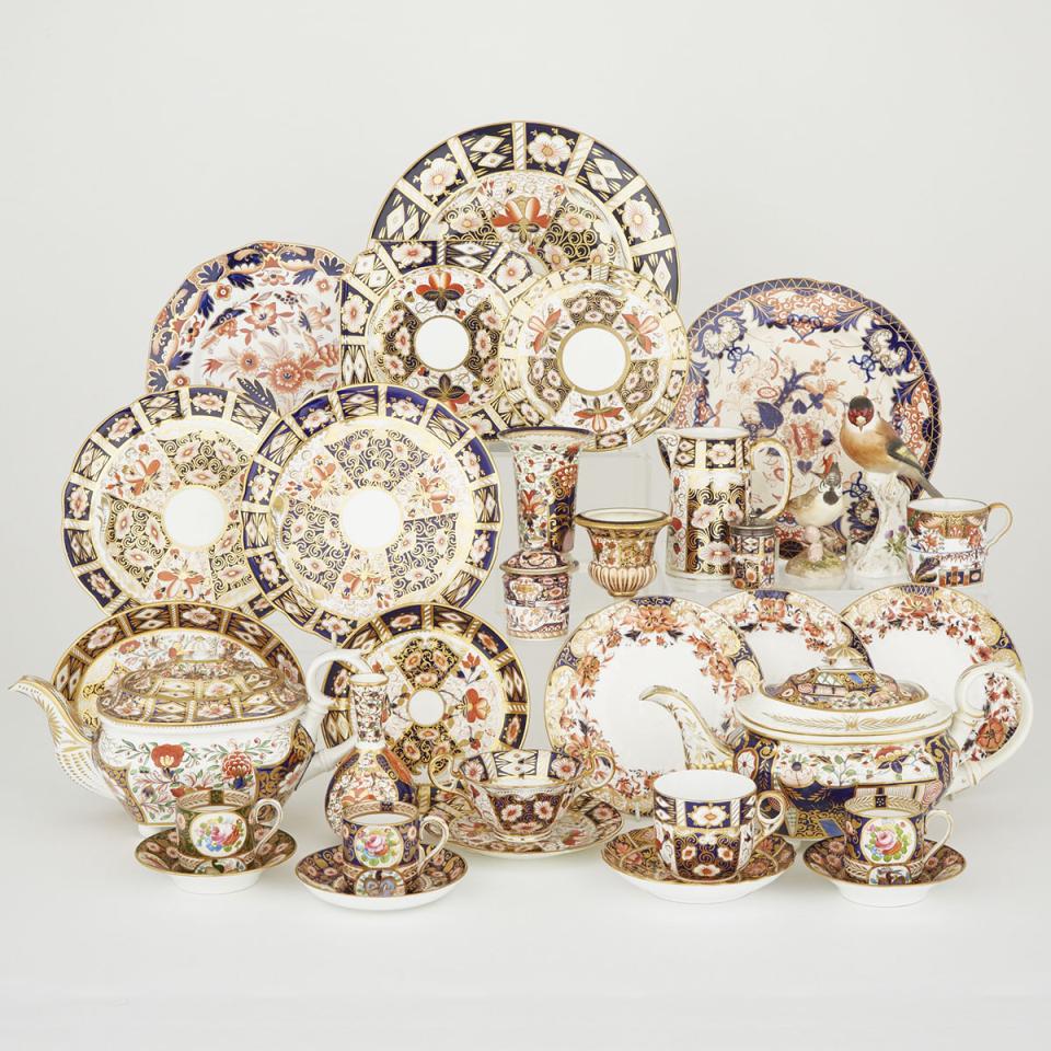 Group of Derby and Other English Ceramics, 19th/20th century