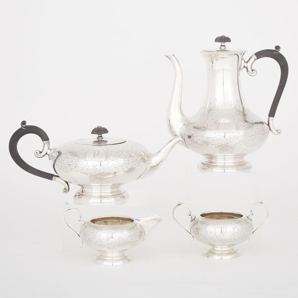 English Silver Tea and Coffee Service, Charles S. Green & Co., Birmingham, 1932/33