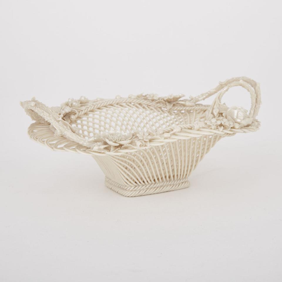 Belleek Henshall Reticulated Basket, c.1865-90