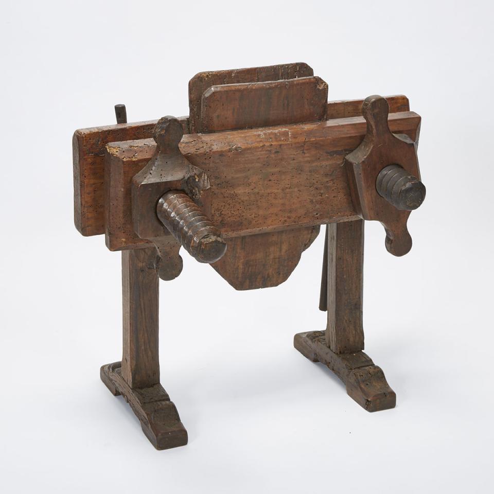 Saddler’s Vice on Stand, early 19th century