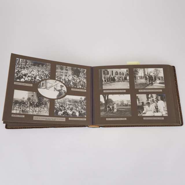 Photograph Album Documenting the Prince of Wales’ (Edward VIII) Tour of Canada, August-October, 1919