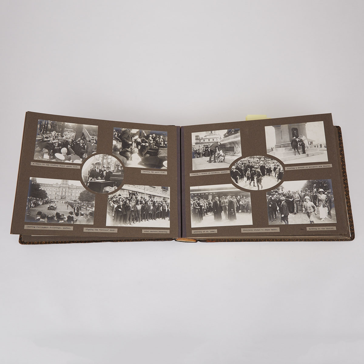 Photograph Album Documenting the Prince of Wales’ (Edward VIII) Tour of Canada, August-October, 1919