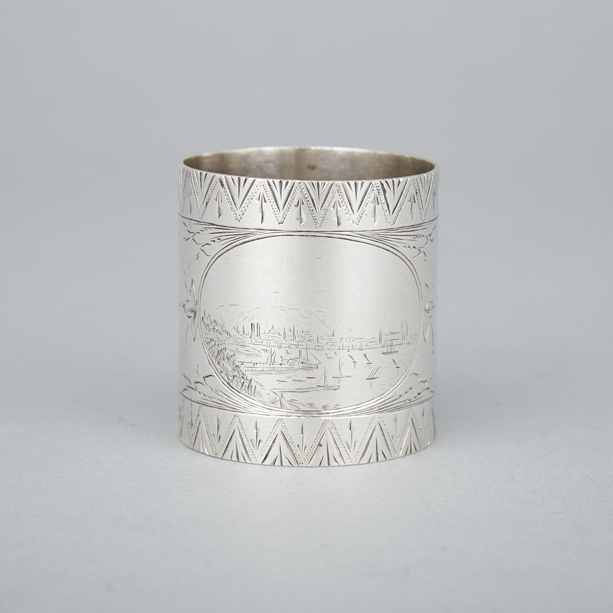 Canadian Silver Napkin Ring, J.R. Harper & Co., Montreal, Que., c.1880