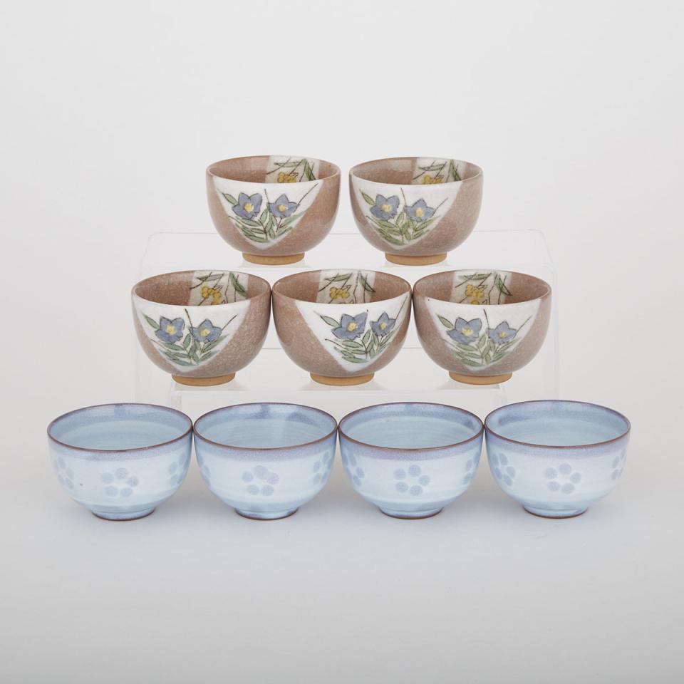 A Group of Nine Tea Cups