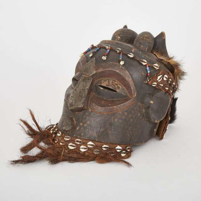 Kuba / Kete Ngita Helmet Mask, Democratic Republic of Congo, Central Africa
