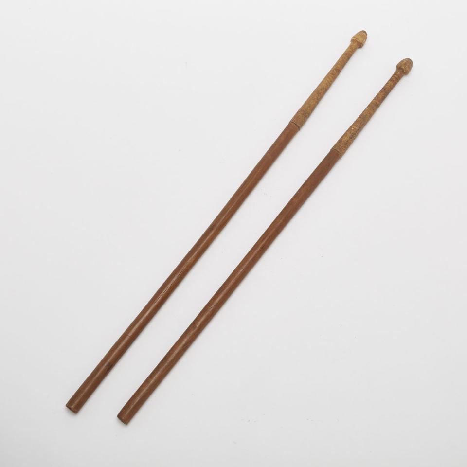 Pair of Walking Sticks / Clubs, Omorate, Ethiopia, East Africa