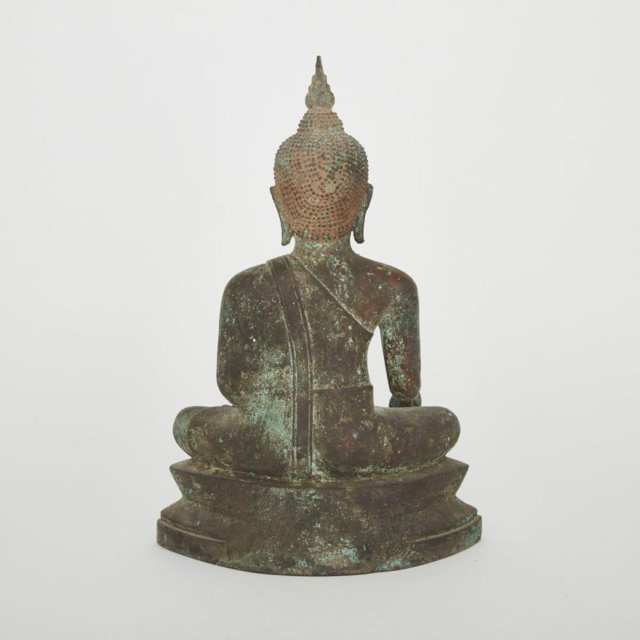 A Bronze Figure of Buddha, Thailand