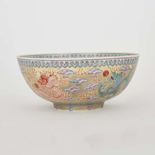 An Eggshell Porcelain Bowl, Tongzhi Mark