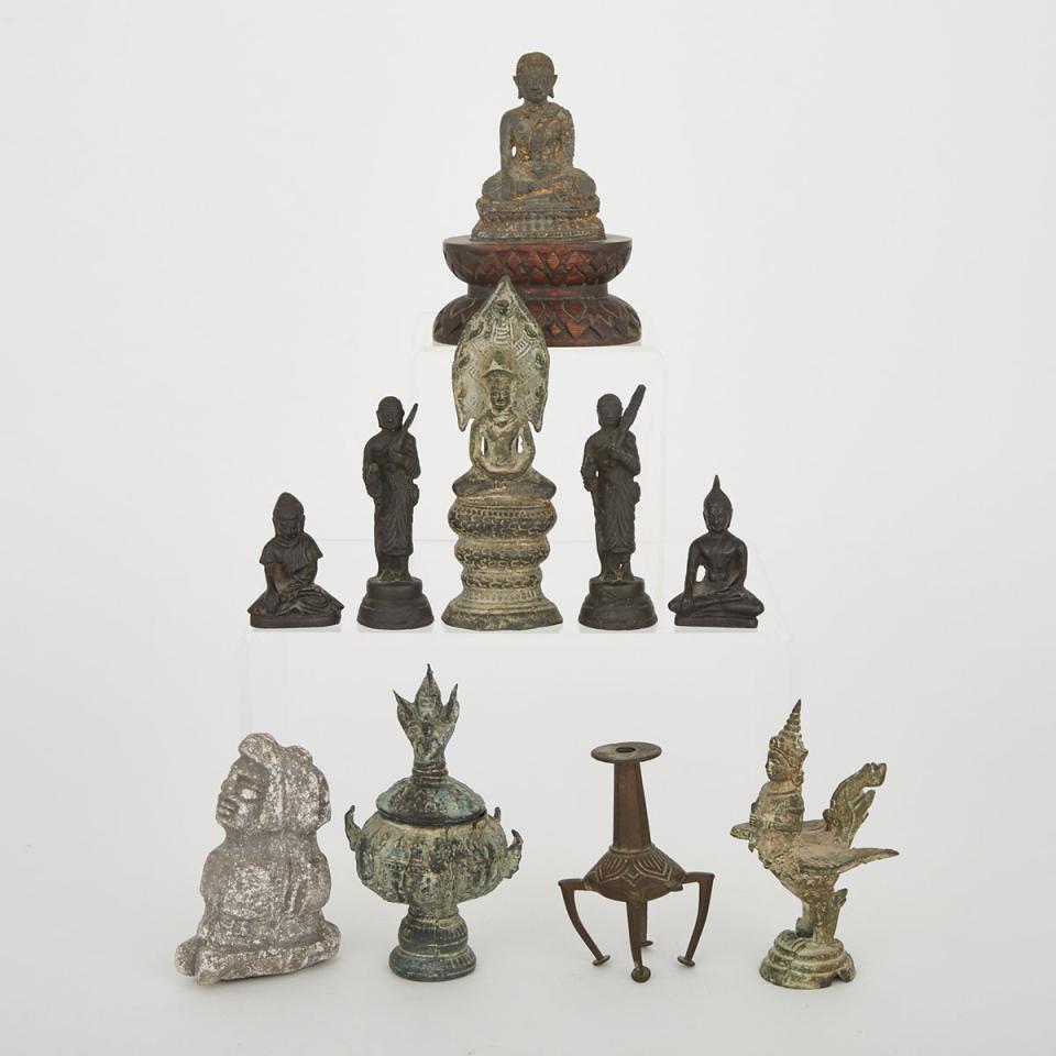 A Group of Ten Southeast Asian Items