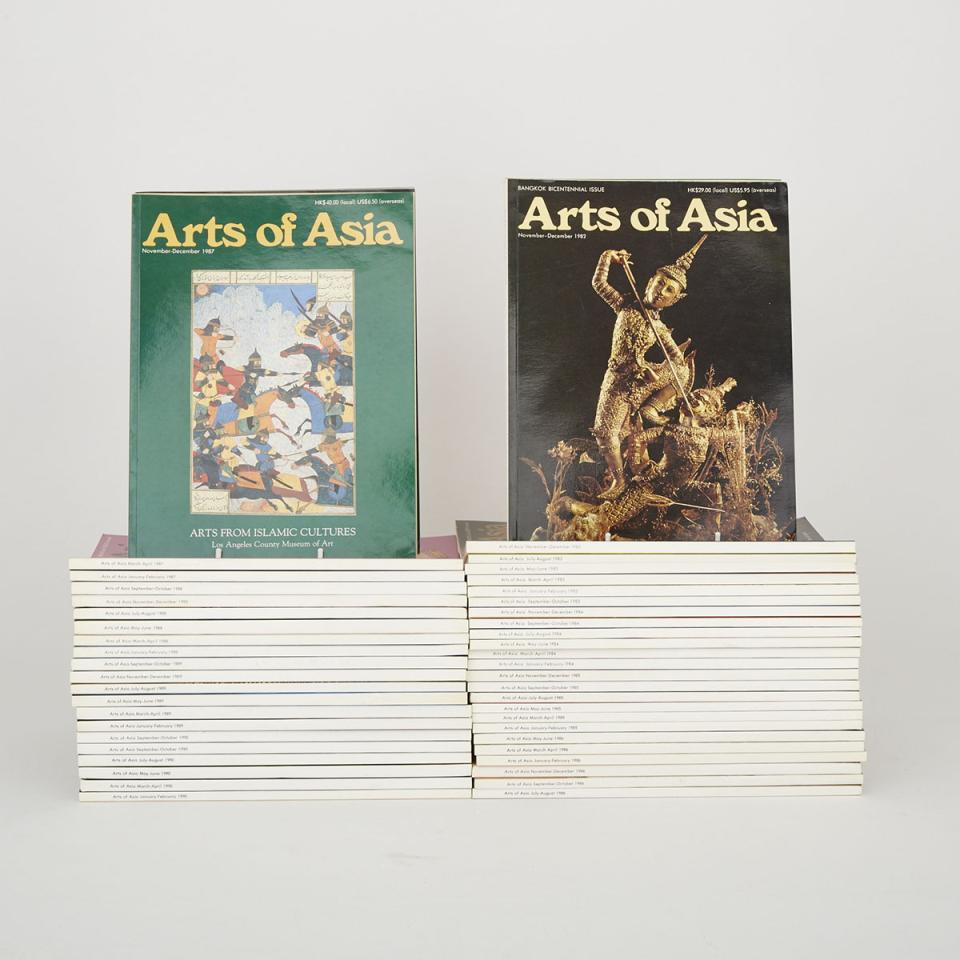 A Group of Fifty-Three Arts of Asia Magazines (1982-1989)
