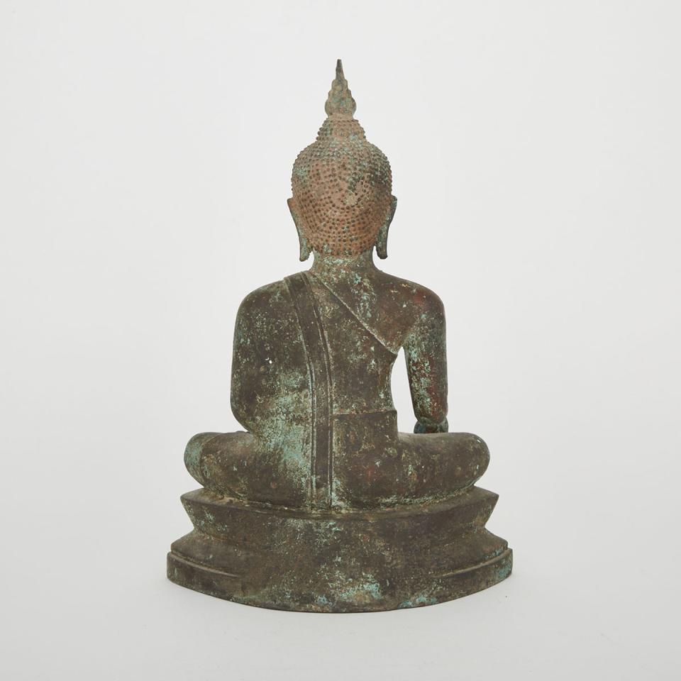 A Bronze Figure of Buddha, Thailand