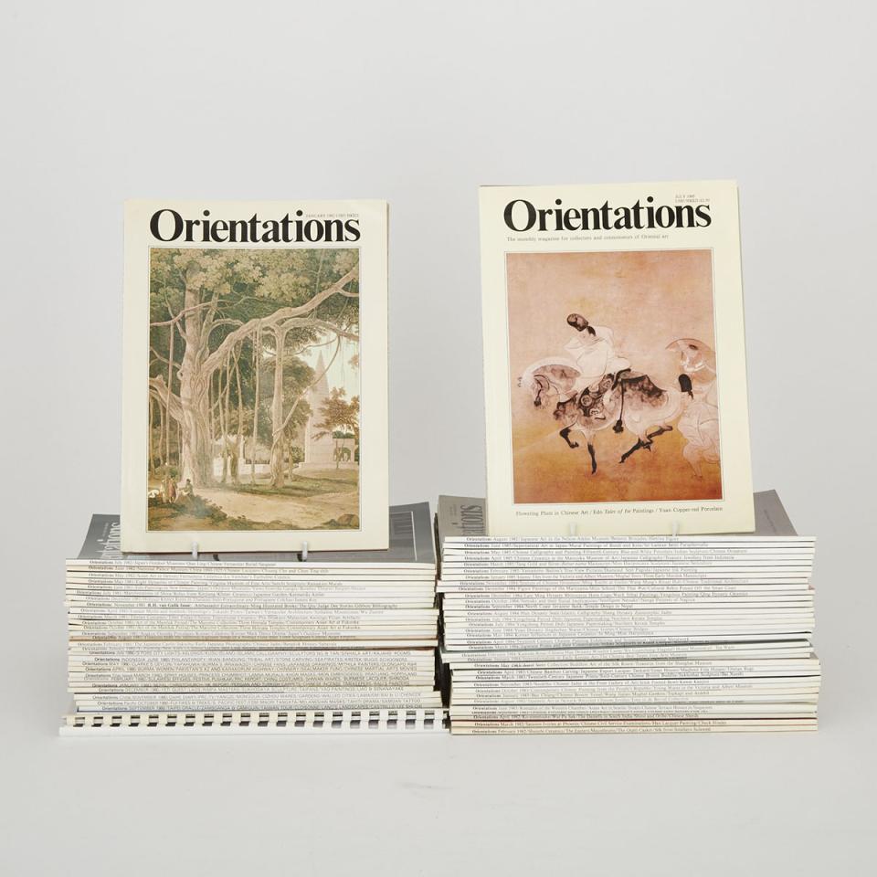A Group of Seventy-Four Orientations Magazines (1980-1985)
