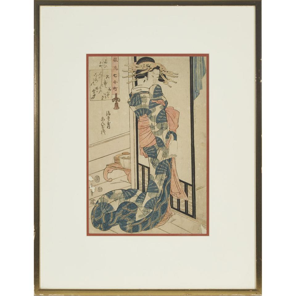 Kikukawa Eizan (1787-1867), Courtesan of Ebiya